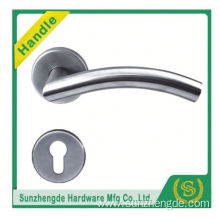 SZD STH-108 Round Bar Handles 2 Pairs Of Lever Latch Door Handle On Rose In 50Mm